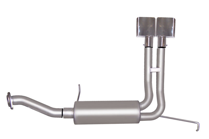 Gibson 94-95 Chevrolet C1500 Base 4.3L 2.5in Cat-Back Super Truck Exhaust - Stainless
