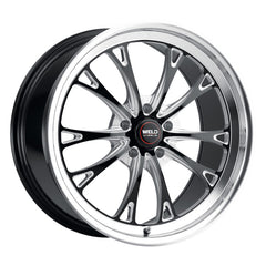 Weld Belmont 20x10.5 / 5x127 BP / ET13 BS6.25 Gloss Black MIL DIA 78.1