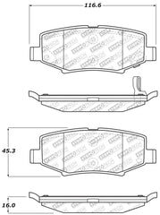 StopTech Street Select Brake Pads - Front