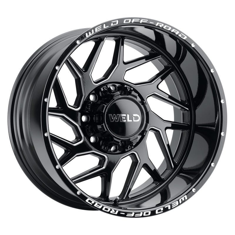 Weld Off-Road W117 20X9 Fulcrum 8X170 ET00 BS5.00 Gloss Black MIL 125.1