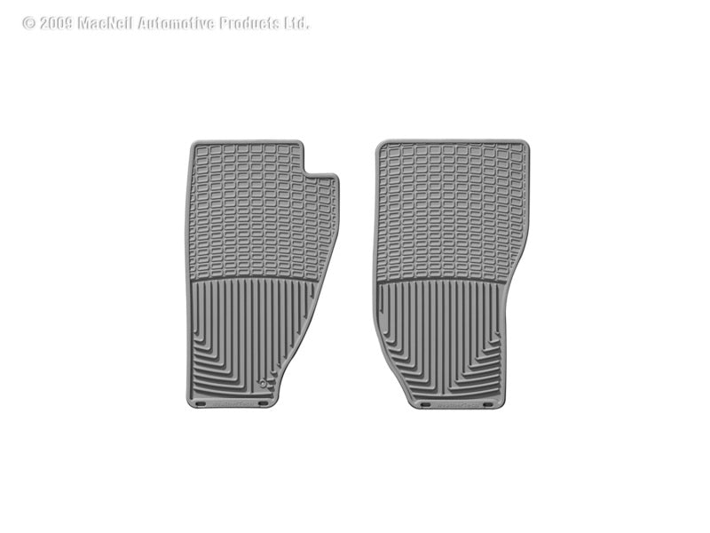 WeatherTech 84-96 Jeep Cherokee (2 door) Front Rubber Mats - Grey