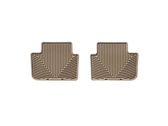 WeatherTech 04+ BMW X3 Rear Rubber Mats - Tan