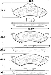 StopTech Street Brake Pads