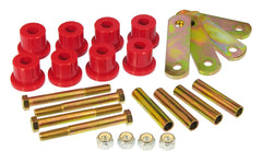 Prothane 62-74 Chevy Camaro/Nova HD Shackle Bushings - Red