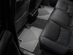 WeatherTech 05-13 Toyota Tacoma Crew Cab Rear Rubber Mats - Grey