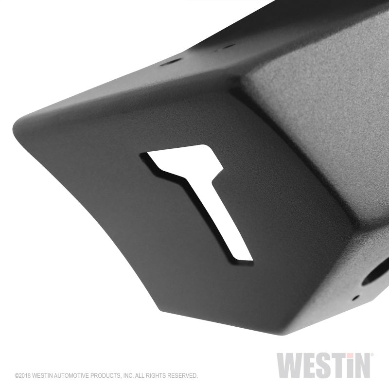 Westin 18-19 Jeep Wrangler JL Stubby Front Bumper - Textured Black