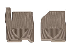 WeatherTech 2019+ Chevrolet Silverado 1500 Crew Cab Front Rubber Mats - Tan