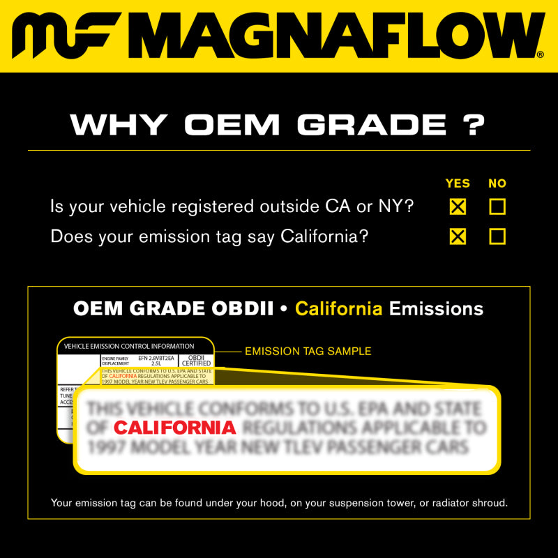 MagnaFlow Conv DF 96-00 Dodge Avenger 2.5L Front