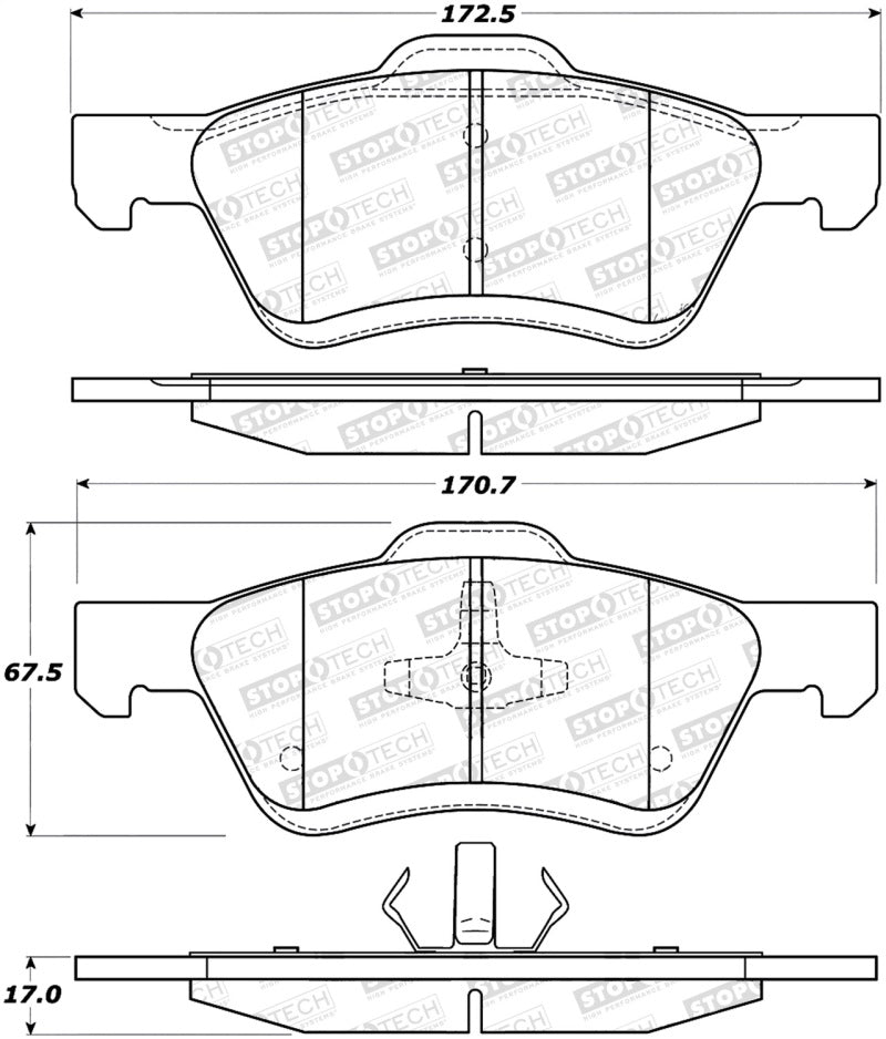 StopTech Street Brake Pads