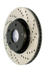 StopTech 92-02 Dodge Viper Drilled Rear Left Cryo Rotor