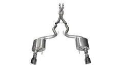 Corsa 15-17 Ford Mustang GT Coupe 5.0L 3in Xtreme Cat-Back Exhaust Dual Rear Exit w/ Gun Metal Tips