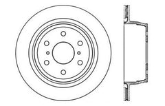 StopTech 05-10 GMC Sierra (w/ Rear Drum) / 07-09 GMC Yukon Rear Right Slotted & Drilled Rotor