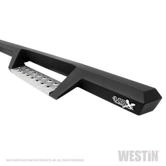 Westin/HDX 07-18 Chevrolet Silverado 2500 6.5ft Drop Wheel to Wheel Nerf Step Bars - Textured Black