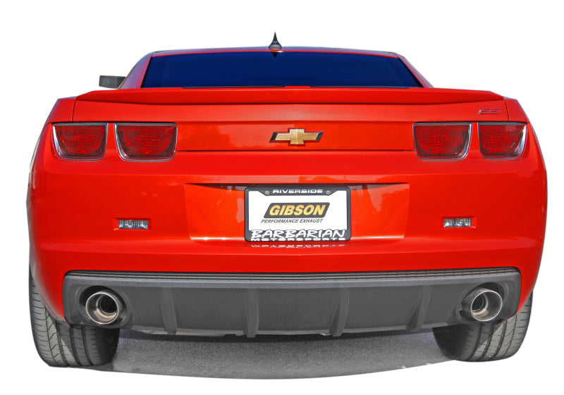 Gibson 2010 Chevrolet Camaro SS 6.2L 2.25in Cat-Back Dual Exhaust - Stainless
