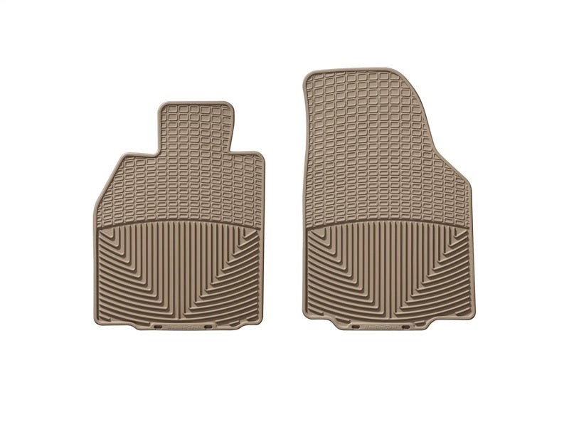 WeatherTech 05-11 Porsche 911 (997) Front Rubber Mats - Tan