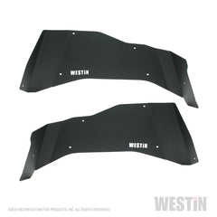 Westin 07-18 Jeep Wrangler JK Inner Fenders - Rear - Textured Black