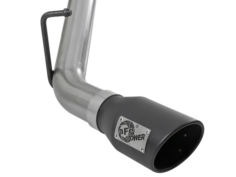 aFe Mach Force-XP Exhaust 3in CB SS 15-17 GM Colorado/Canyon 2.5L/3.6L Side Exit w/ Black Tip