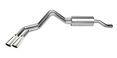 Gibson 10-13 Chevrolet Silverado 1500 LS 4.8L 2.25in Cat-Back Dual Sport Exhaust - Stainless