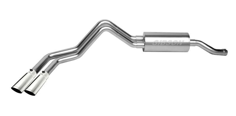 Gibson 99-05 Chevrolet Silverado 1500 Base 4.3L 2.5in Cat-Back Dual Sport Exhaust - Aluminized