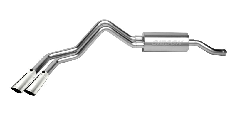 Gibson 99-06 Chevrolet Silverado 1500 LS 4.3L 2.5in Cat-Back Dual Sport Exhaust - Stainless