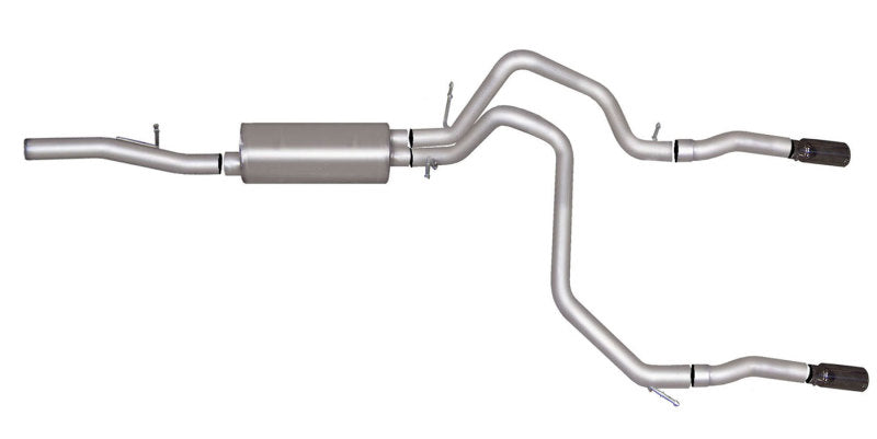 Gibson 10-14 Chevrolet Tahoe LS 5.3L 2.25in Cat-Back Dual Split Exhaust - Stainless