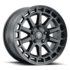 ICON Journey 17x8.5 5x108 38mm Offset 6in BS Satin Black Wheel