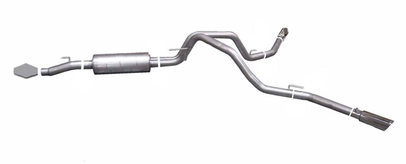 Gibson 11-14 Ford F-150 FX4 5.0L 3in/2.5in Cat-Back Dual Extreme Exhaust - Stainless