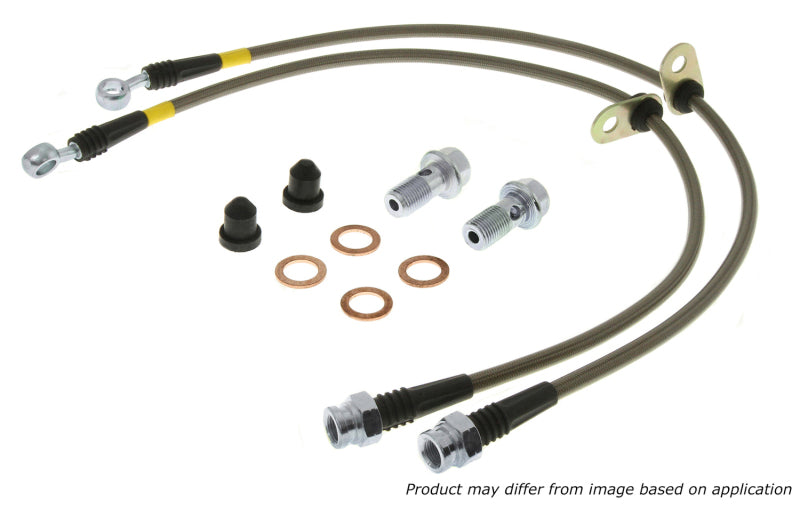 StopTech Porsche 911 Carrera 2 NT 996/997 Front OR Rear Stainless Steel Brake Line Kit