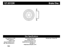 StopTech Slotted & Drilled Sport Brake Rotor