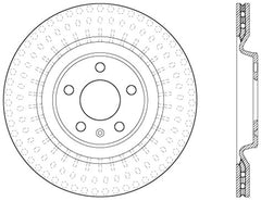 StopTech Power Slot 12-13 Audi A6 Quattro/11-12 A7 Quattro / 10-13 S4 Rear Right Slotted Rotor