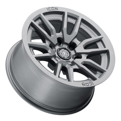 ICON Vector 6 17x8.5 6x120 0mm Offset 4.75in BS 67mm Bore Titanium Wheel