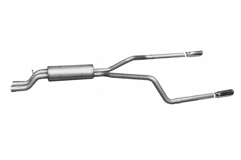 Gibson 02-05 Chevrolet Silverado 2500 HD Base 6.0L 2.5in Cat-Back Dual Split Exhaust - Stainless