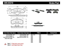 StopTech Performance Brake Pads