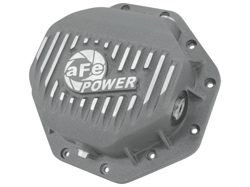 AFE Rear Differential Cover (Raw; Pro Series); Dodge/RAM 94-14 Corporate 9.25 (12-Bolt)