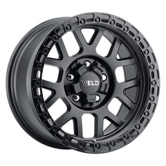 Weld Off-Road W104 17X9.0 Cinch 6X135 6X139.7 ET00 BS5.00 Satin Black Gloss Black 106.1