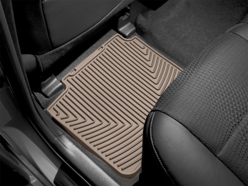 WeatherTech 06+ Lincoln MKZ Rear Rubber Mats - Tan