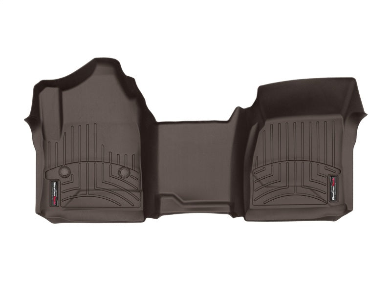 WeatherTech 14+ Chevy Silverado 1500 Regular Cab Front Floor Liner - Cocoa