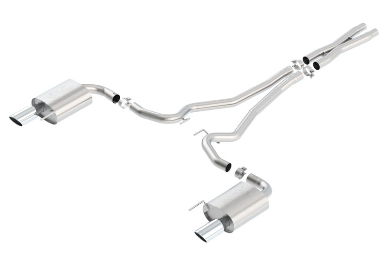 Borla Atak S Cat-Back 15-17 Ford Mustang GT 5.0L V8 MT/AT 2.5in pipe 4in tip