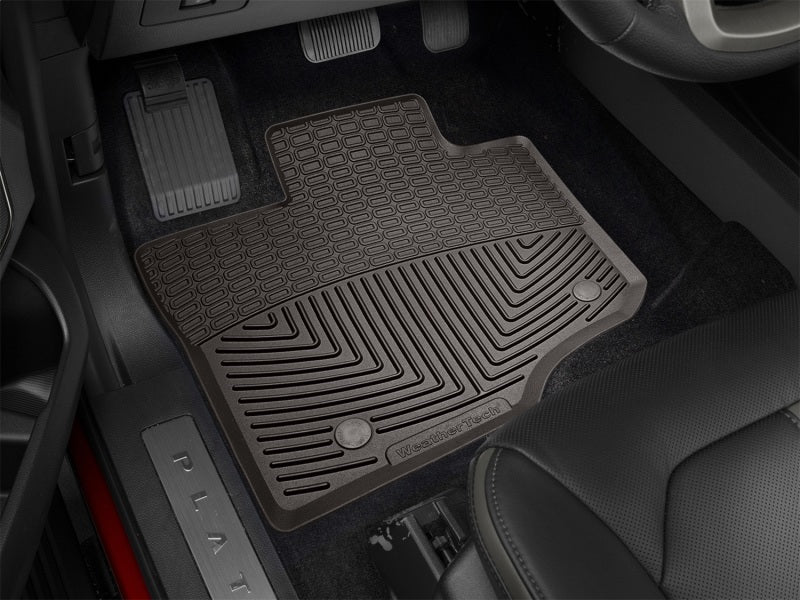 WeatherTech 2015+ Ford F-150 Front Rubber Mats - Cocoa