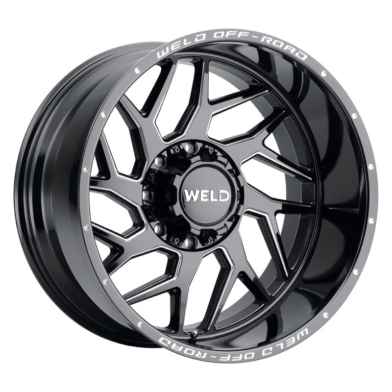 Weld Off-Road W117 22X12 Fulcrum 5X127 5X139.7 ET-44 BS4.75 Gloss Black MIL 87.1