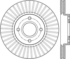 Stoptech 14-16 Ford Fiesta Front Cryo Rotor