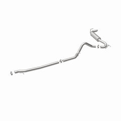 MagnaFlow 12-14 Jeep Wrangler 4dr Single Straight Rear P/S Exit Stainless C/B Performance Exhaust