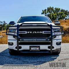 Westin 19-21 Ram 1500 Sportsman X Grille Guard - Textured Black (Excluding Classic & Rebel)