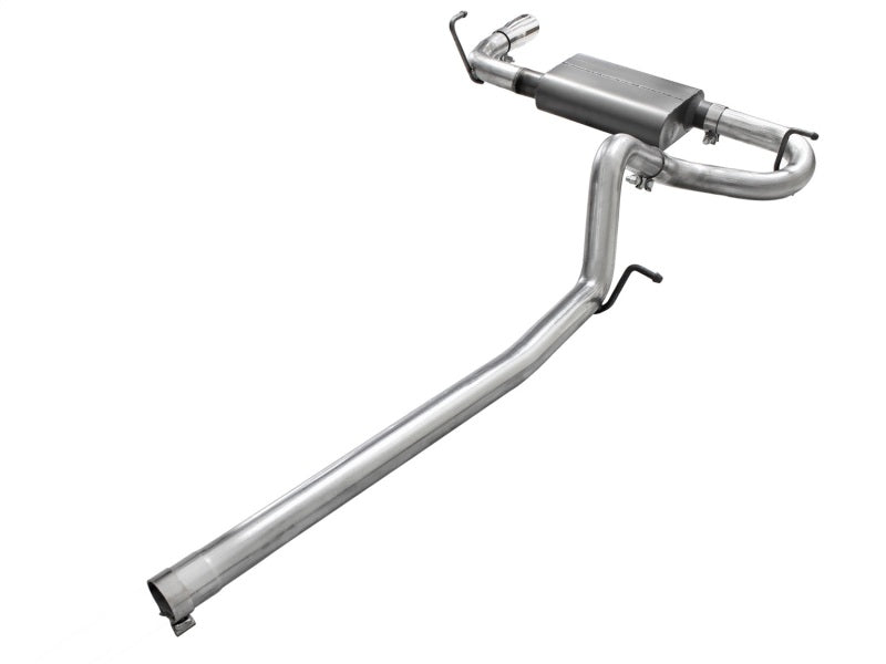 aFe Scorpion 2-1/2in Alum Steel Cat-Back Exhaust w/Pol Tip 07-18 Jeep Wrangler (JK) V6-3.6L/3.8L