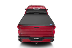 Lund 07-13 Chevy Silverado 1500 (6.5ft. Bed) Genesis Elite Tri-Fold Tonneau Cover - Black