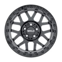 Weld Off-Road W902 17X9.0 Cinch Beadlock 5X127 5X139.7 ET-12 BS4.50 Gloss Black MIL 87.1