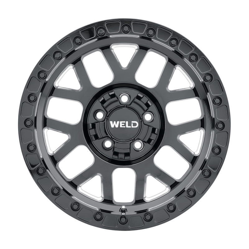 Weld Off-Road W902 17X9.0 Cinch Beadlock 6X135 6X139.7 ET-12 BS4.50 Gloss Black MIL 106.1