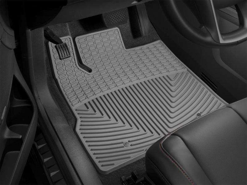 WeatherTech 2019+ Chevrolet Silverado 1500 Rear Rubber Mats - Grey