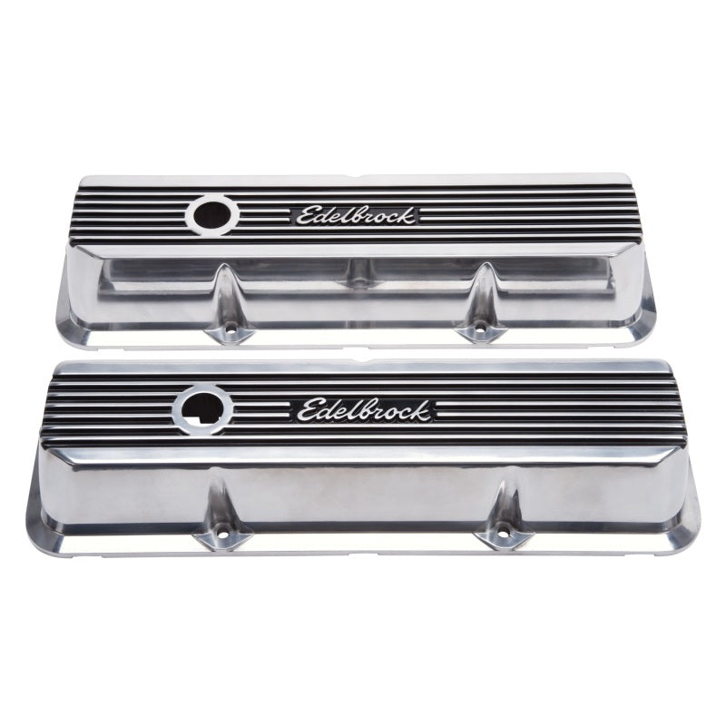 Edelbrock Valve Covers Elite II Ford FE 1958-76 Polished