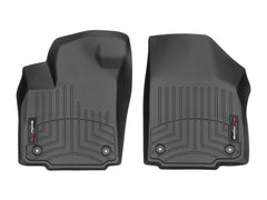 WeatherTech 12+ Dodge Ram 1500/2500/3500 (Vinyl Floor/Auto Trans/Crew Cab) Front FloorLiners - Black